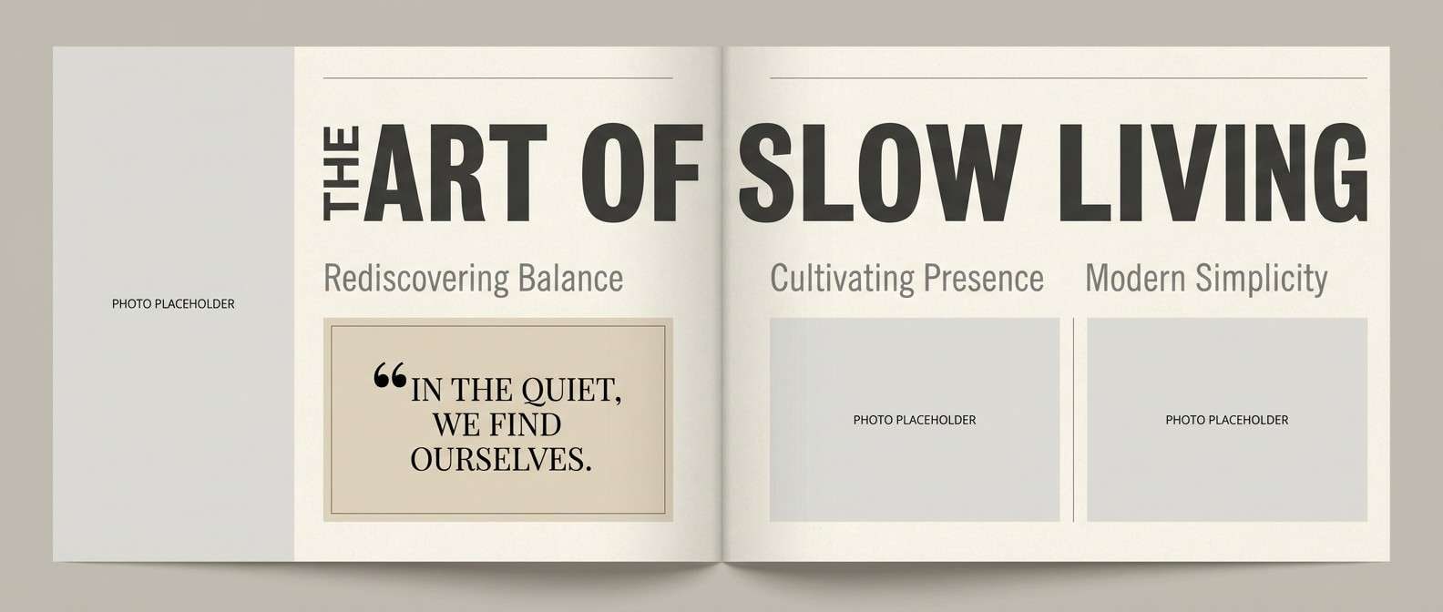 ink parchment editorial spread