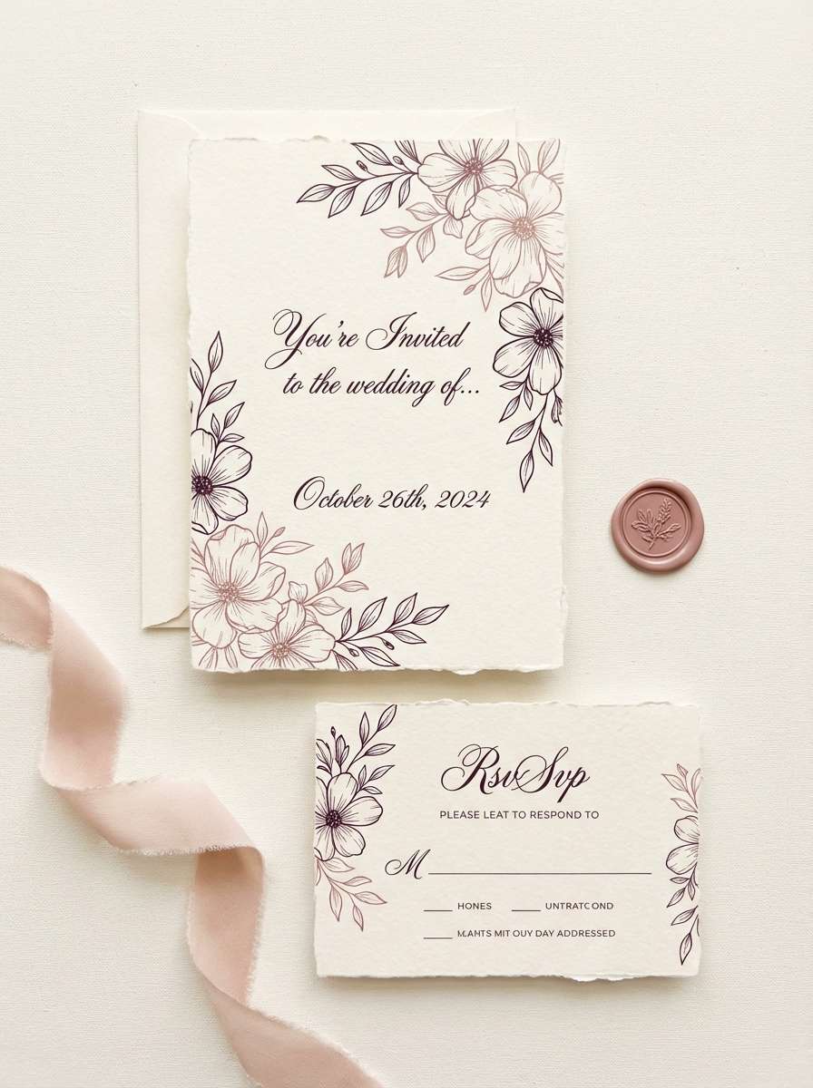 wedding invitation suite