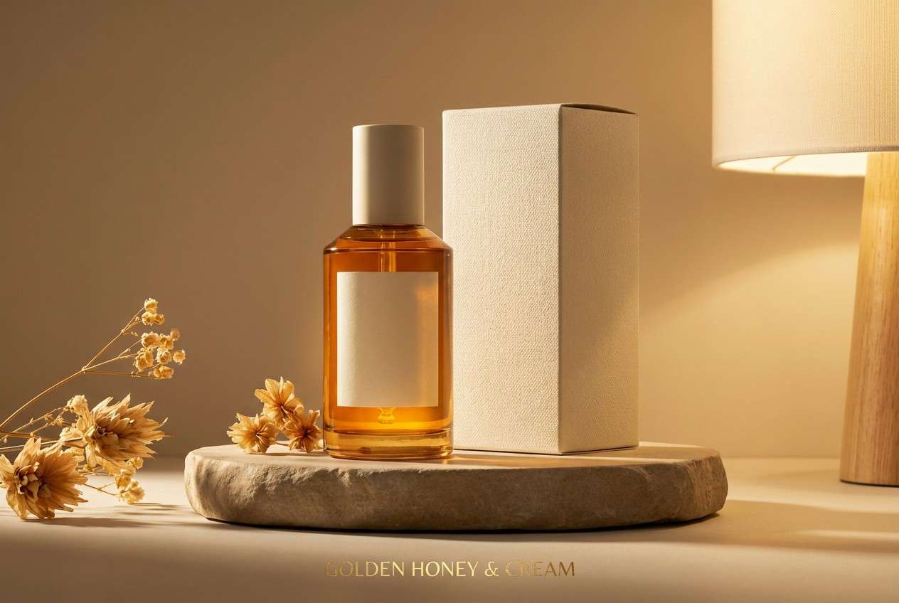 skincare ad studio shot