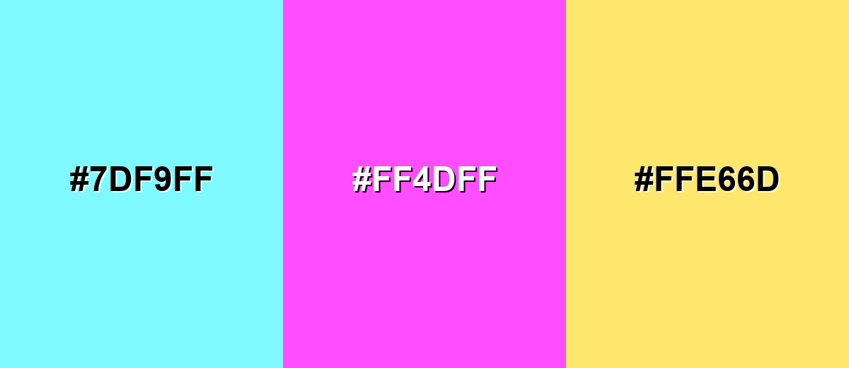 triadic combinations of electric-blue-color