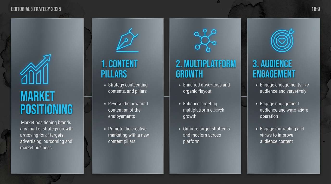 pitch deck in steel and blue