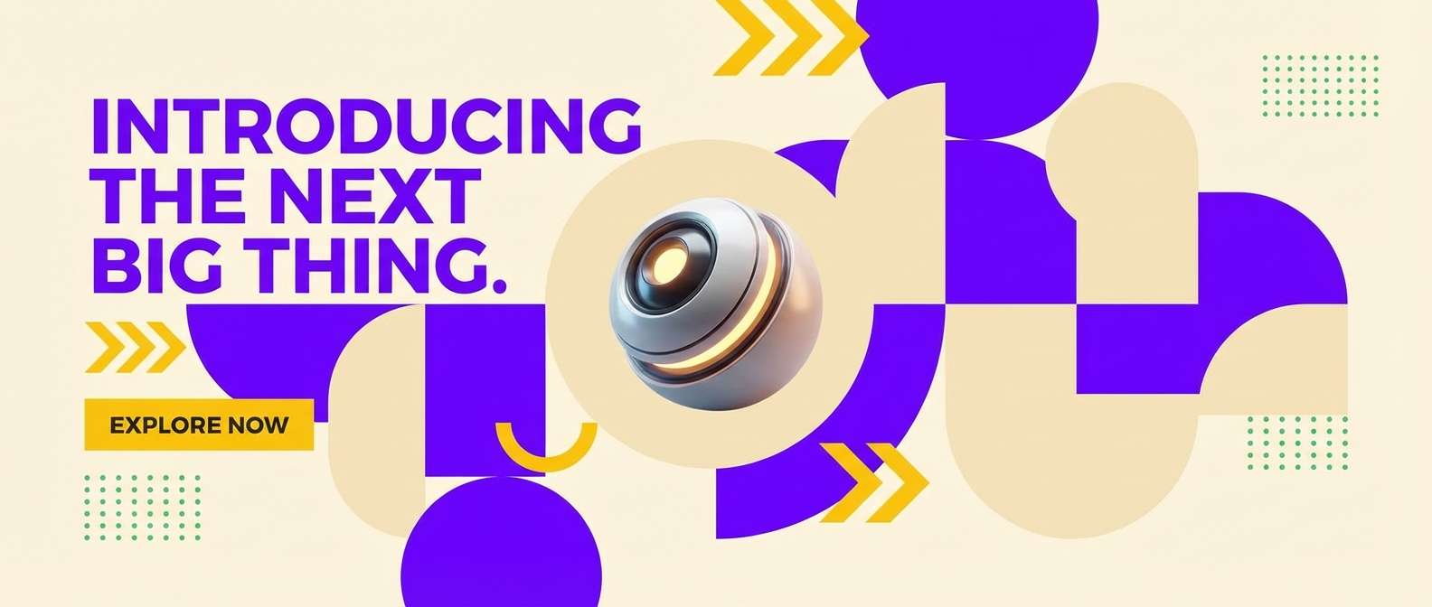 launch banner in purple citrus