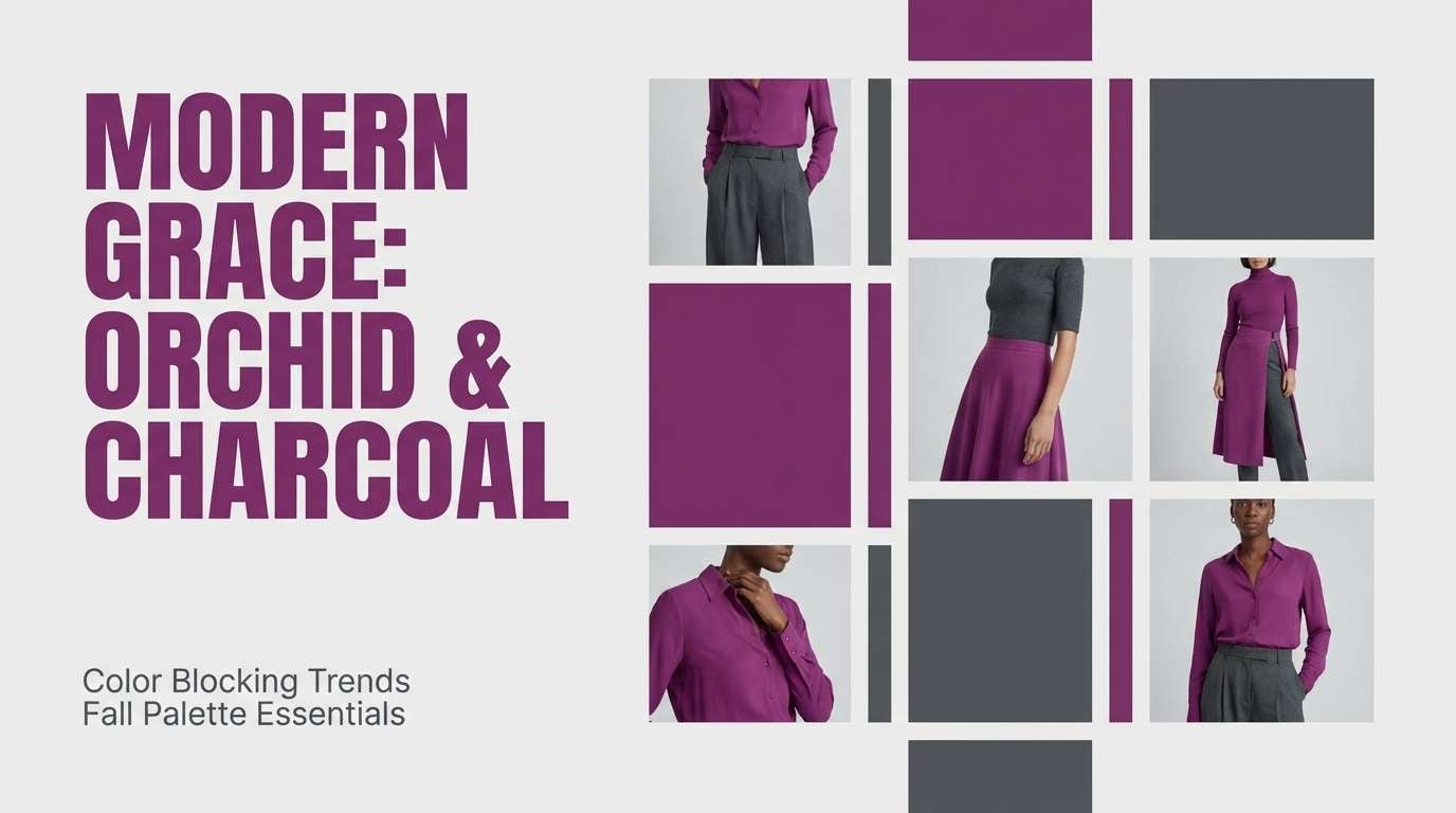 orchid charcoal editorial spread