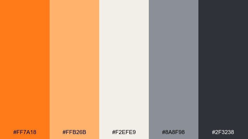 ember concrete color palette with hex codes