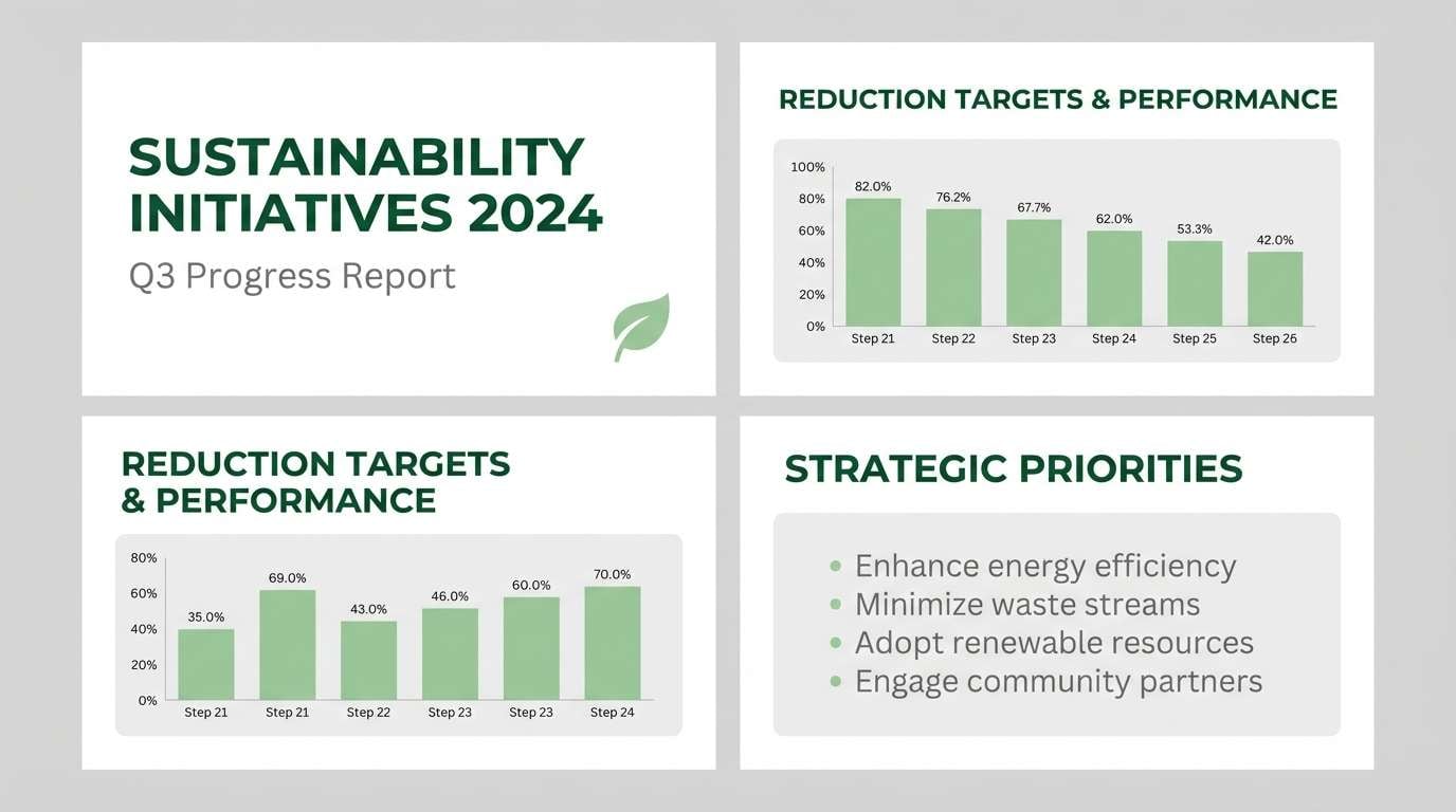 green gray slide deck