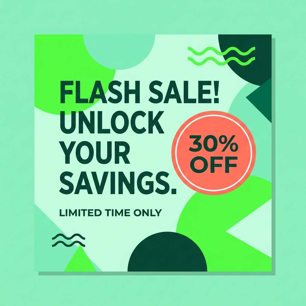 bright green coral promo