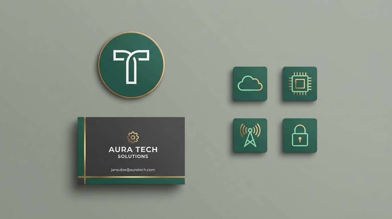 jade tech brand identity
