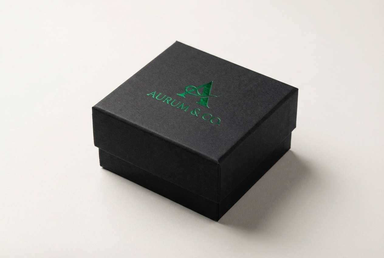 emerald gift box packaging