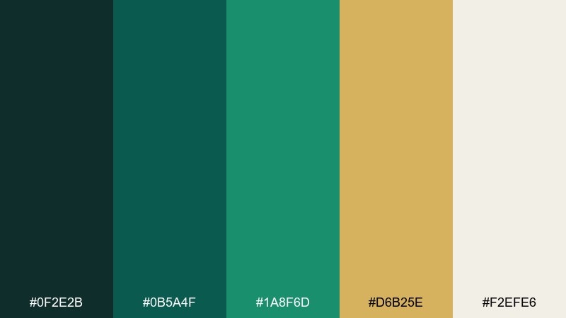 emerald speakeasy great gatsby color palette with hex codes