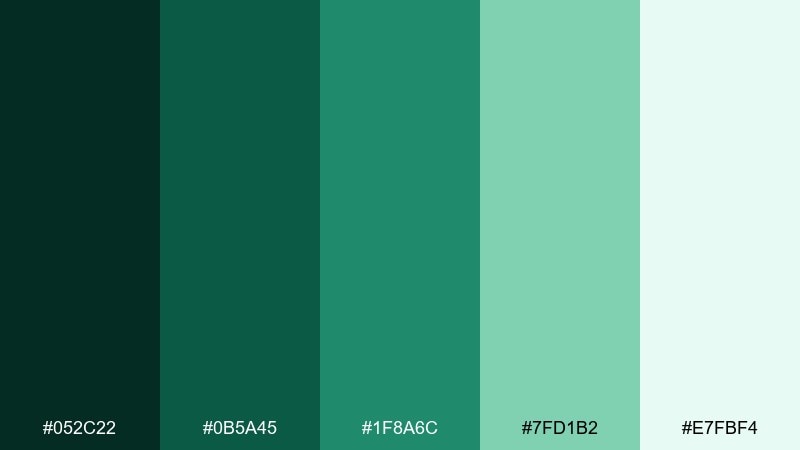 emerald velvet enchanted garden color palette with hex codes
