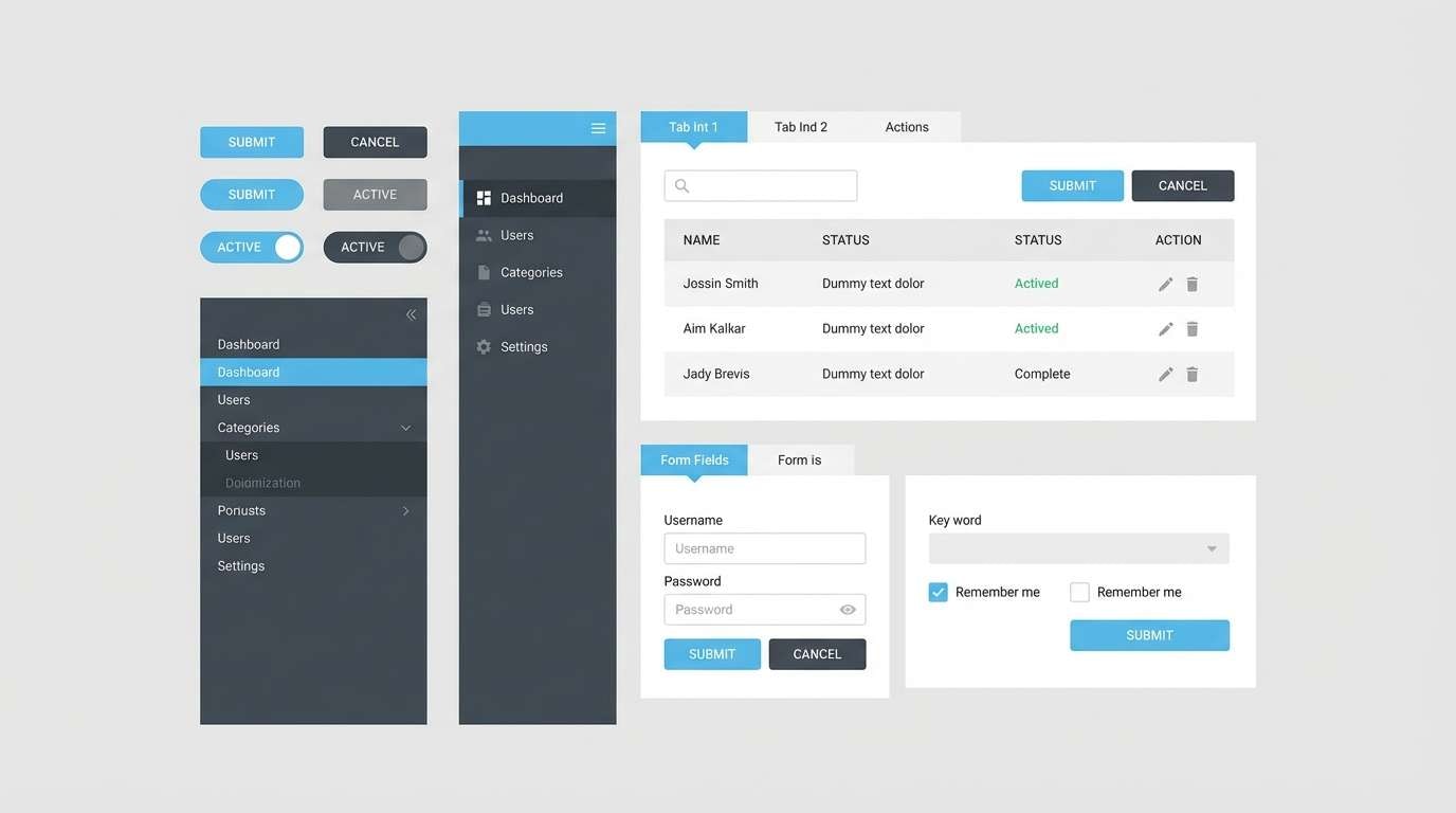 enterprise ui kit preview