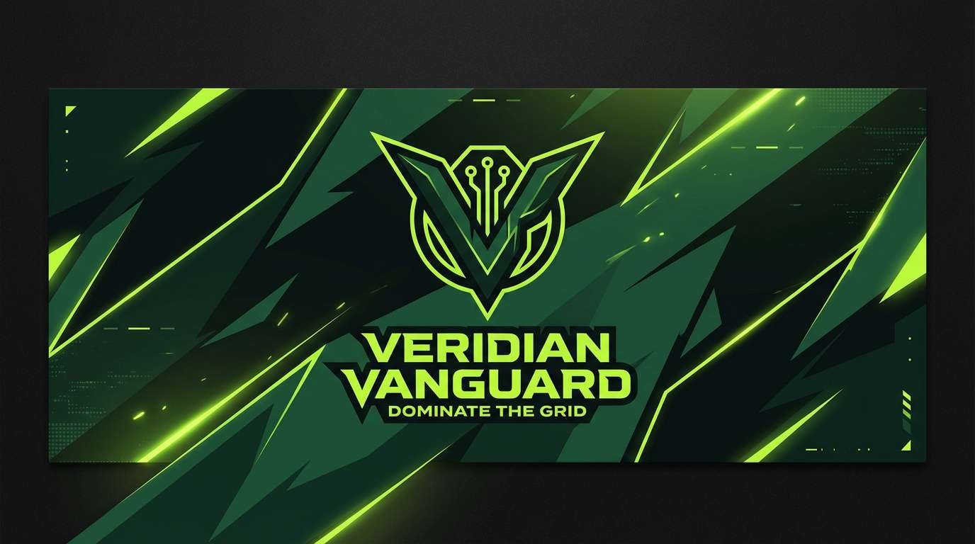 neon lime esports banner