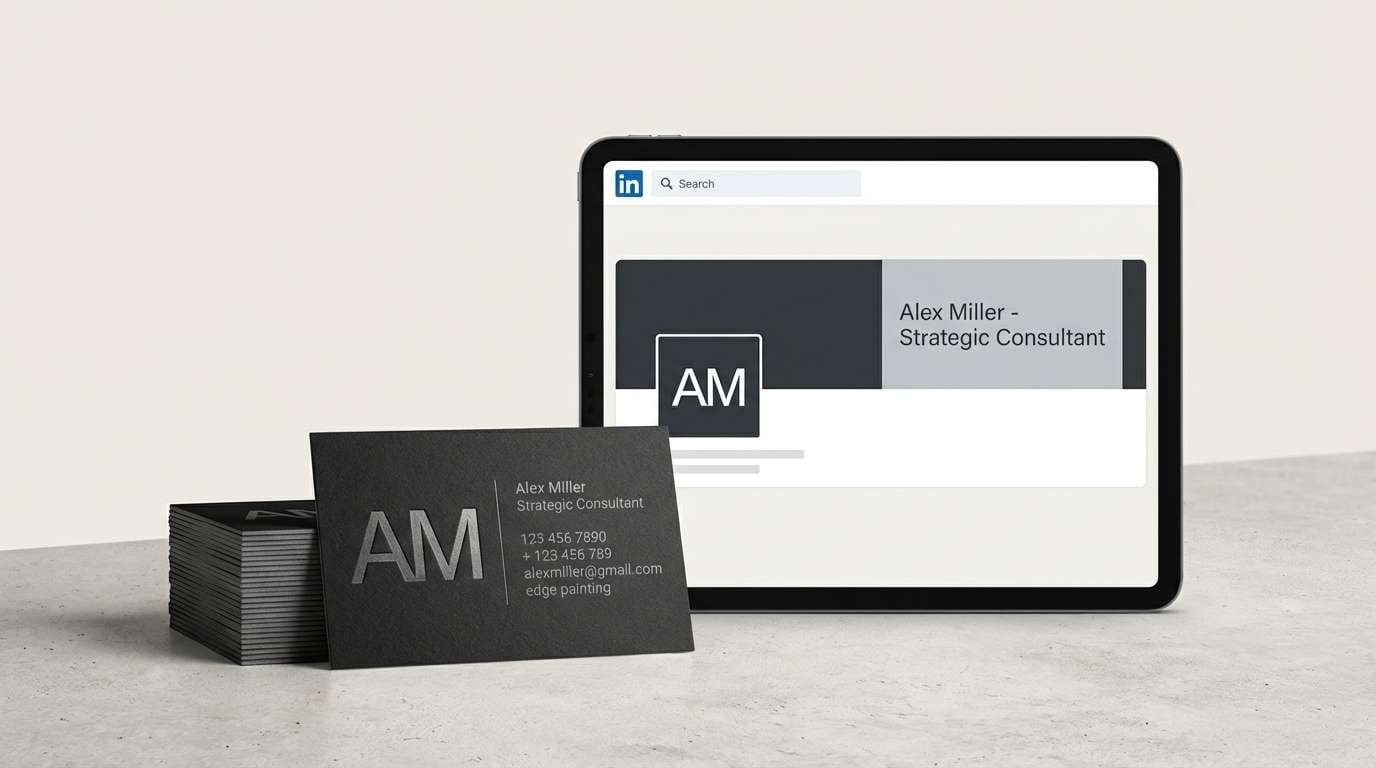premium business card set