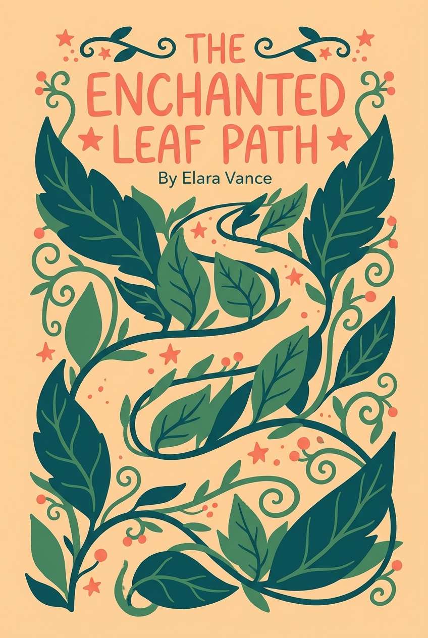 storybook cover in forest tones