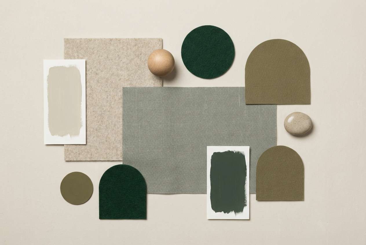 neutral interior mood board