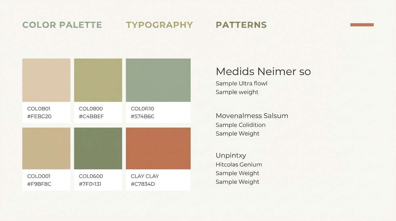 minimal brand guidelines layout