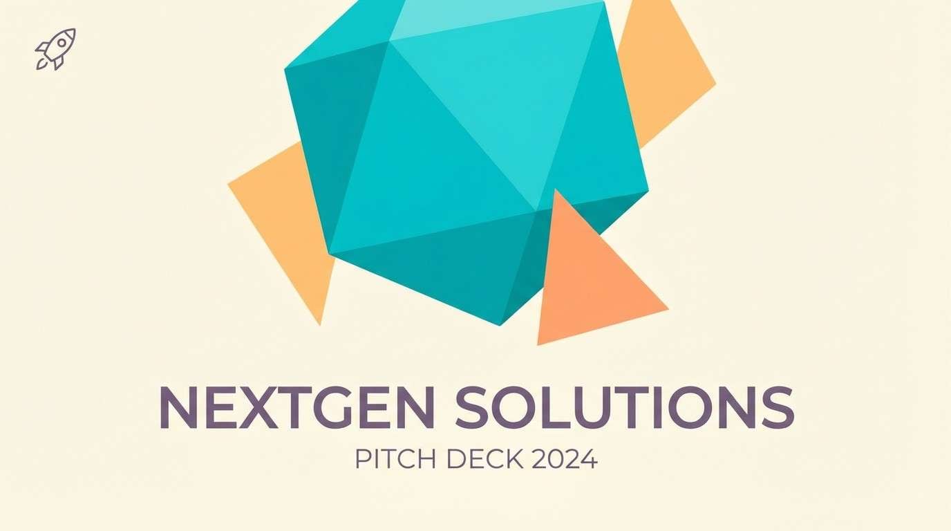 pitch deck cover slide