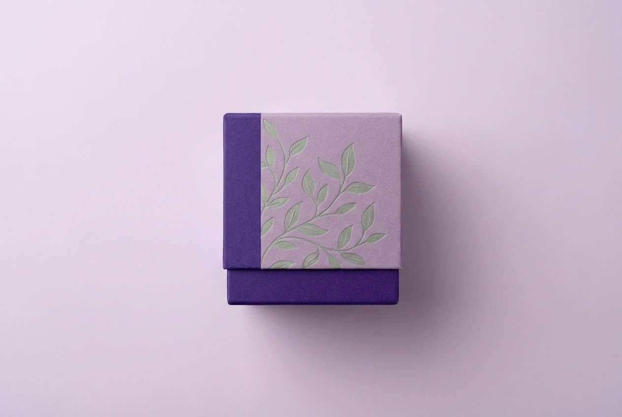 perfume box packaging mockup