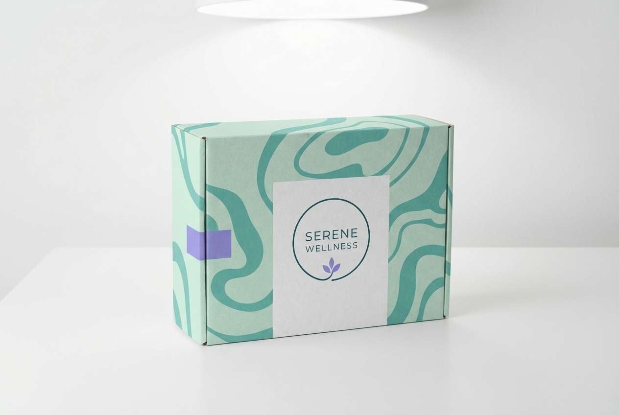 mint wellness packaging design