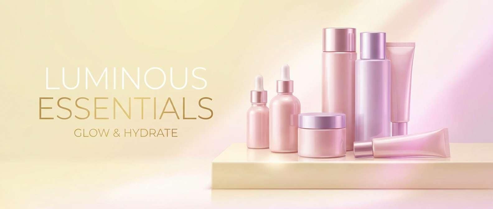 pastel beauty ad banner