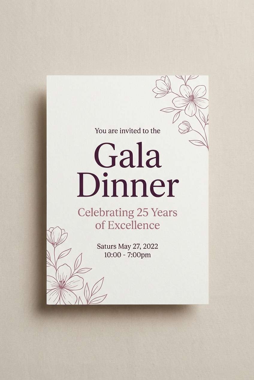 formal invitation card