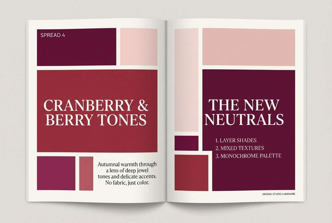 fashion lookbook spread