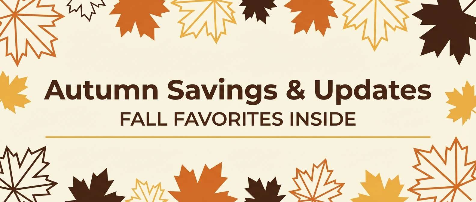 fall promo email header