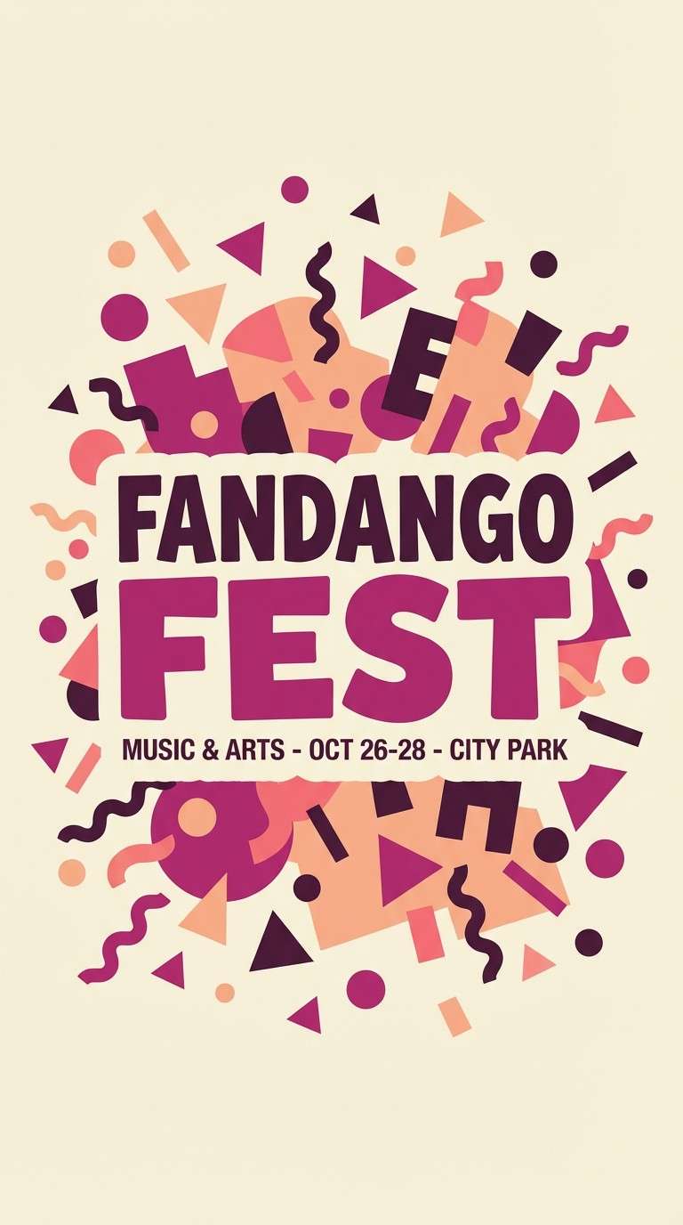 music festival poster