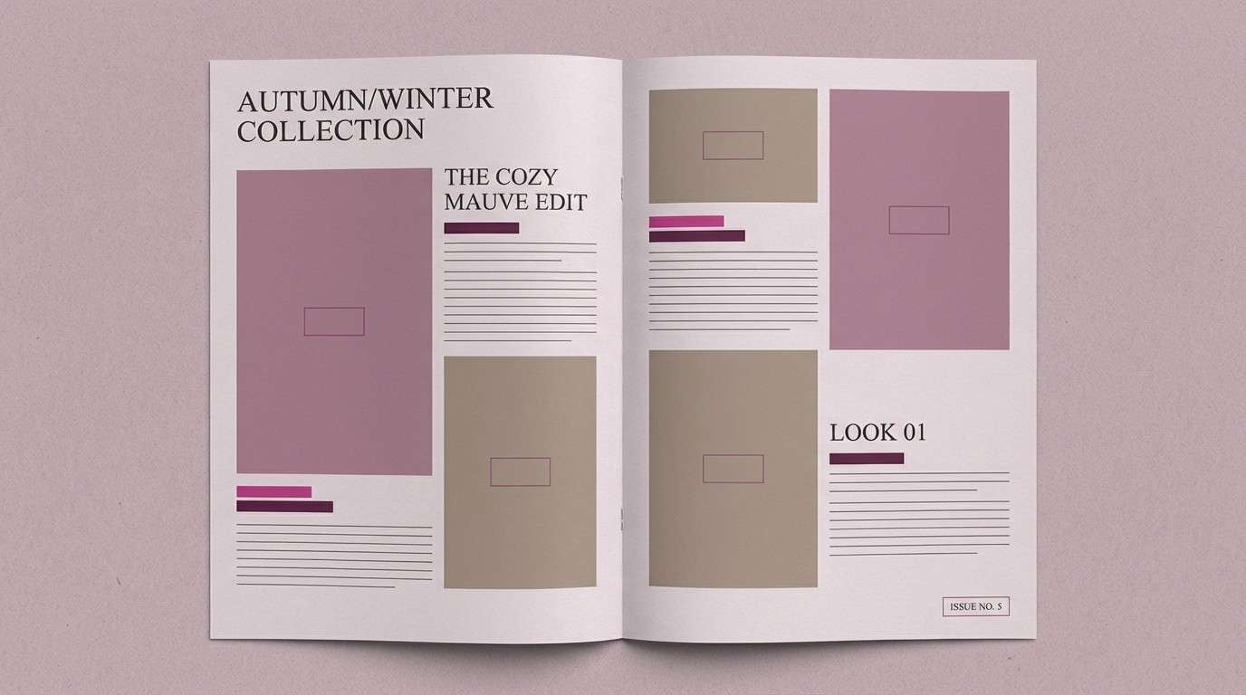 fall lookbook layout