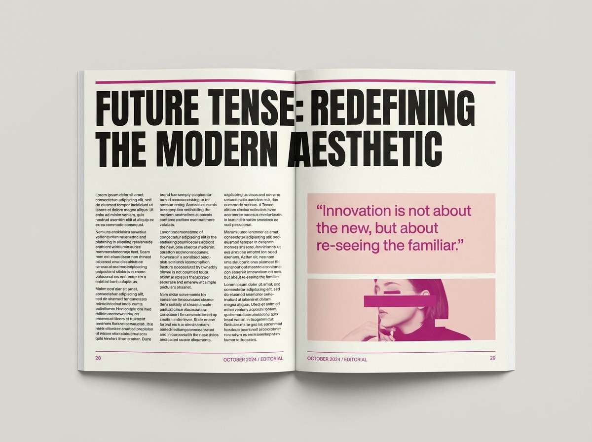 editorial magazine layout