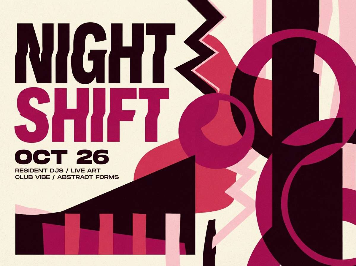 nightlife event flyer