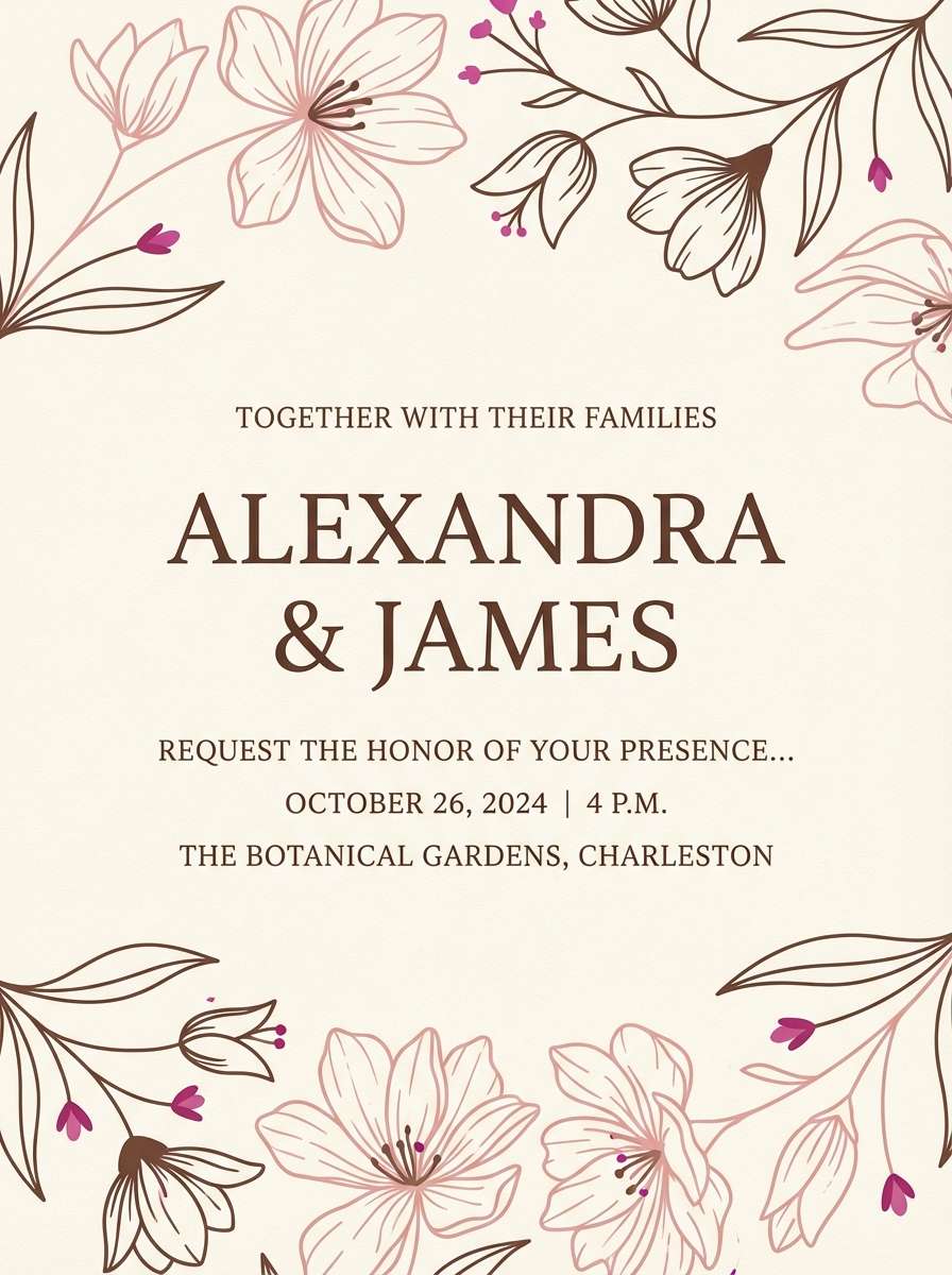 wedding invitation card