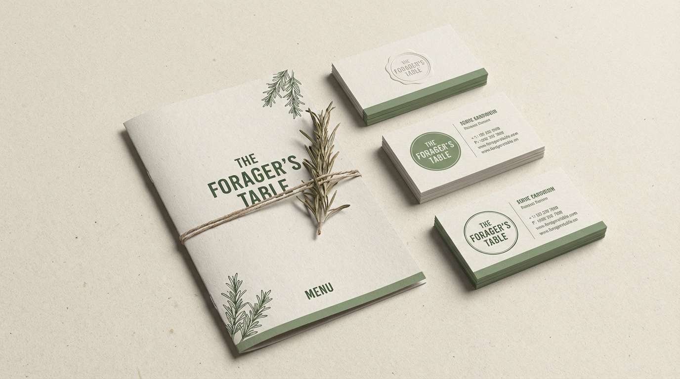 farm restaurant branding kit