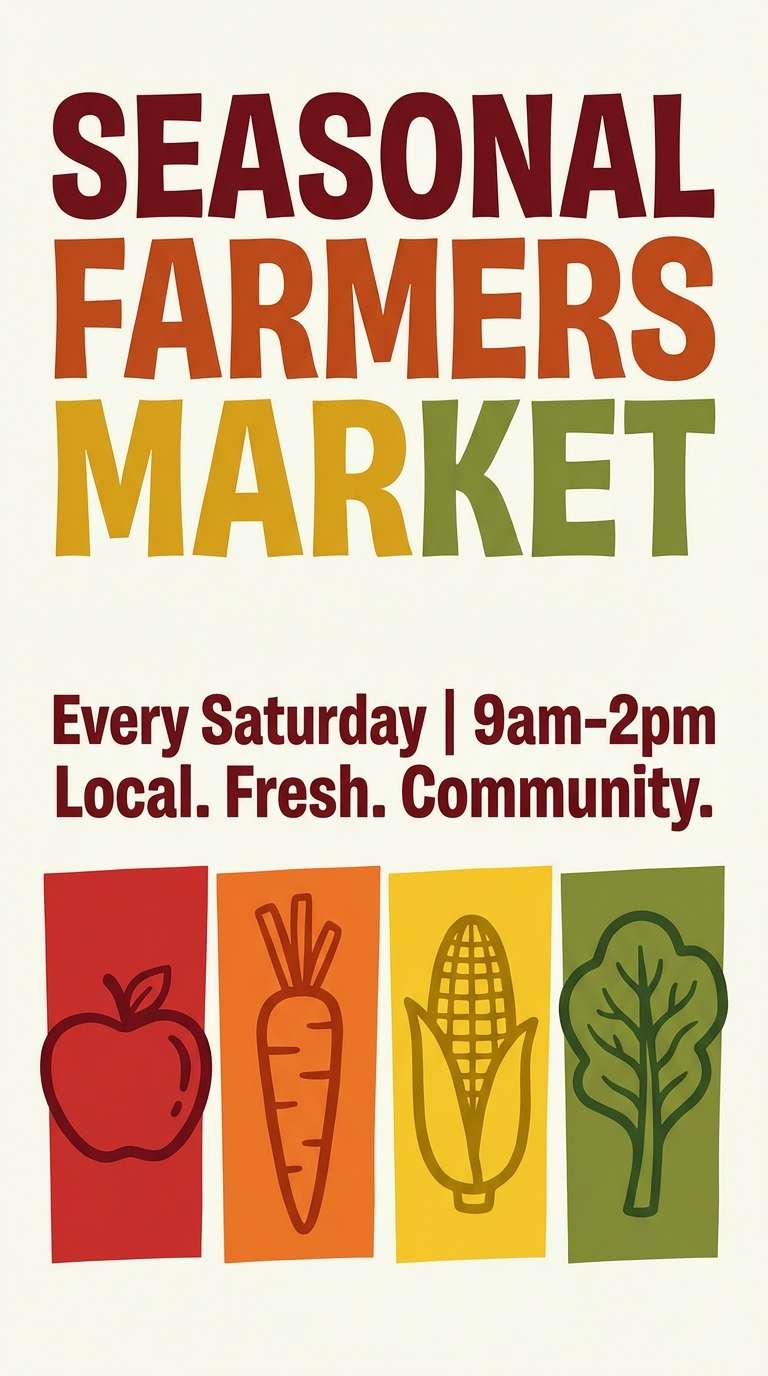 farmers market poster