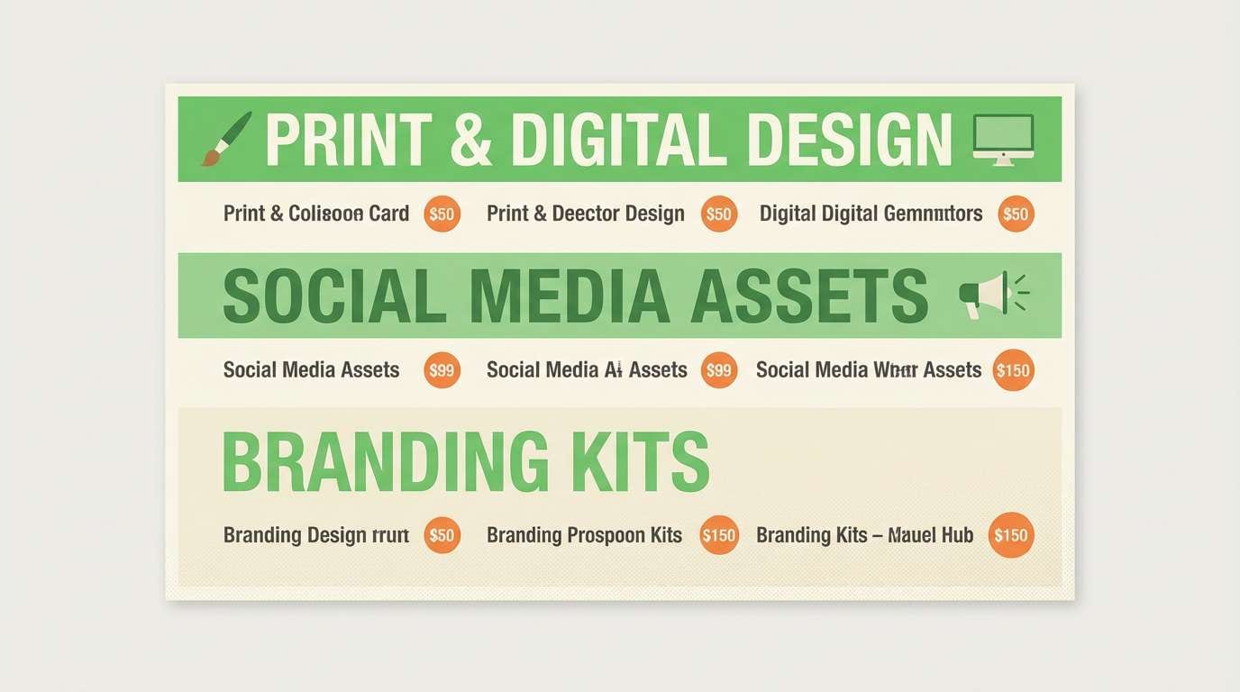 spring market sign colors