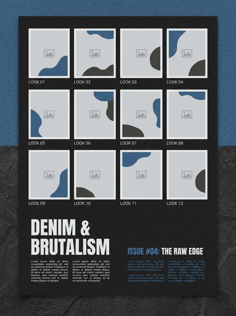 fashion lookbook layout