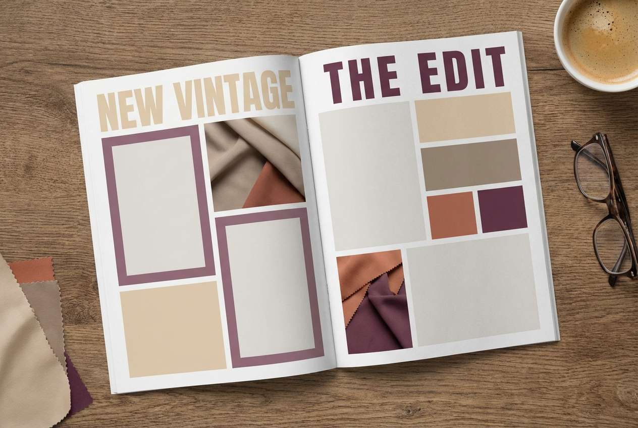 fashion lookbook layout