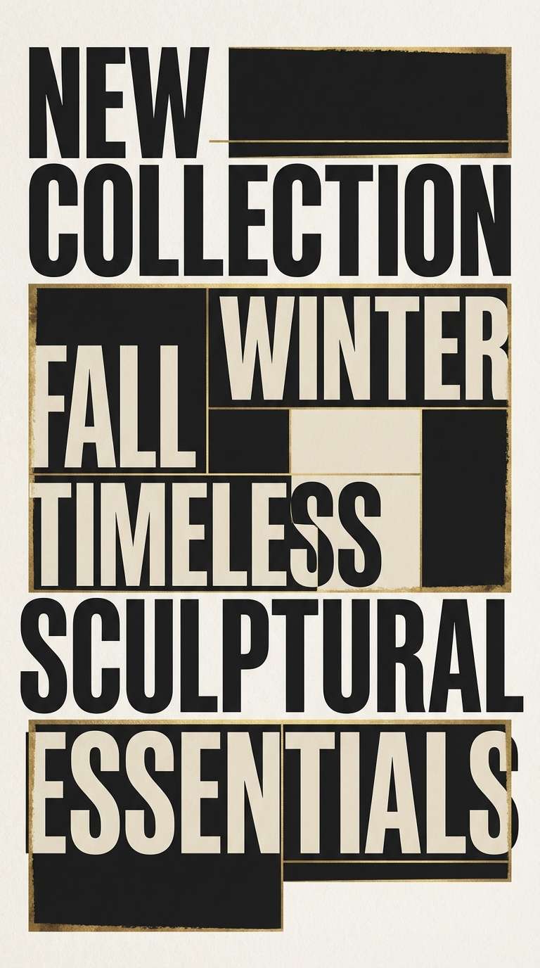 fashion poster layout