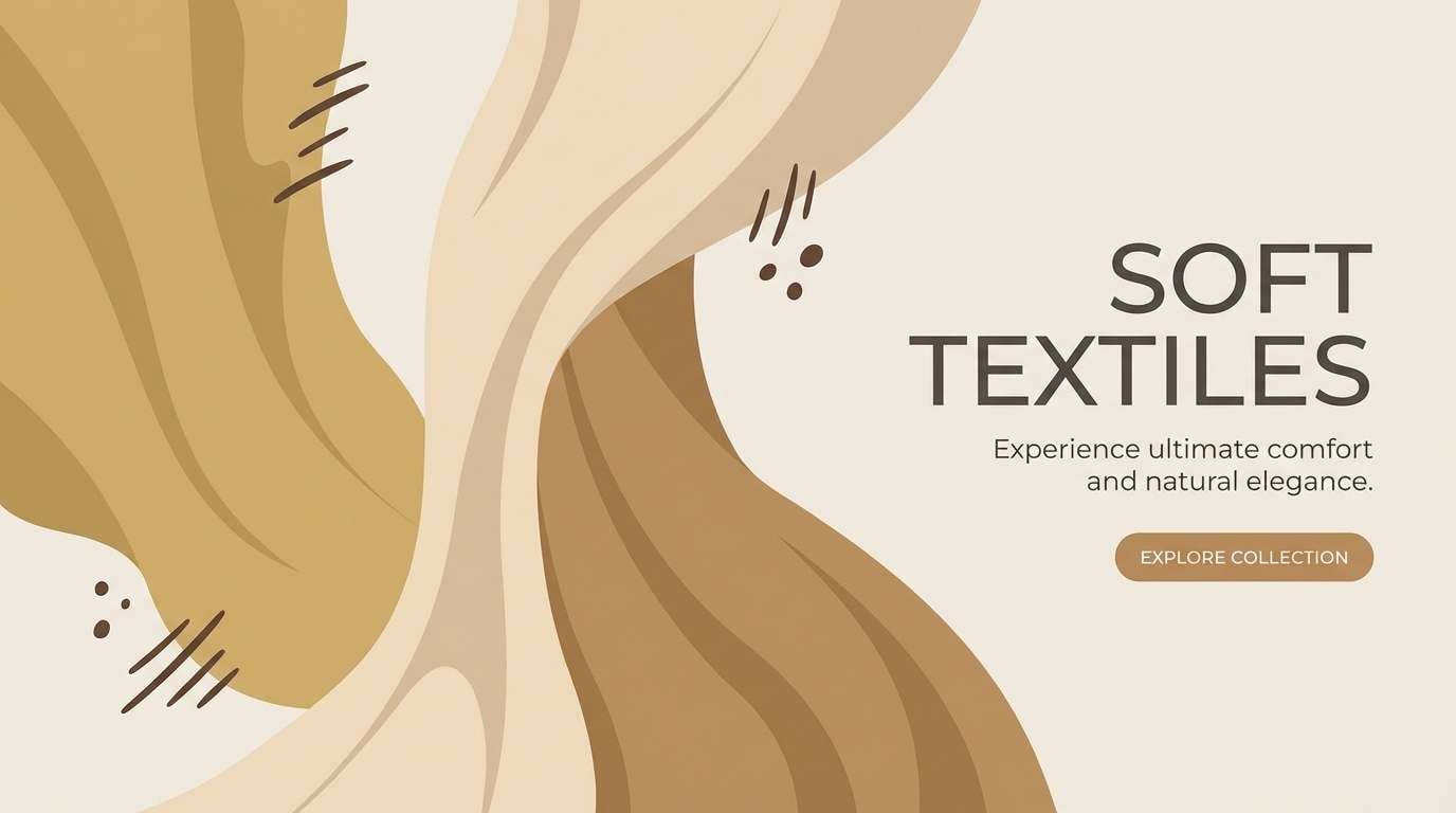 minimal linen brand hero