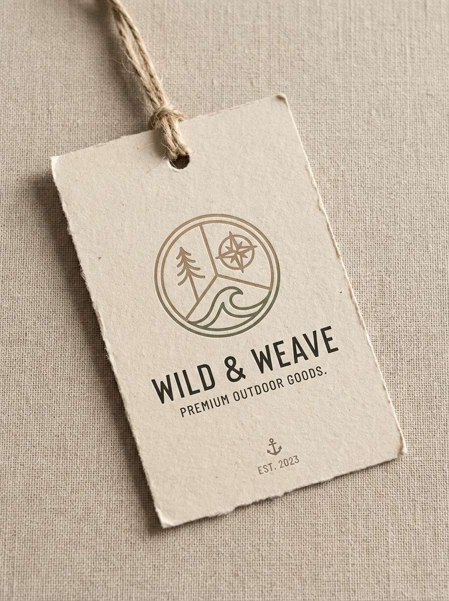 outdoor hangtag design