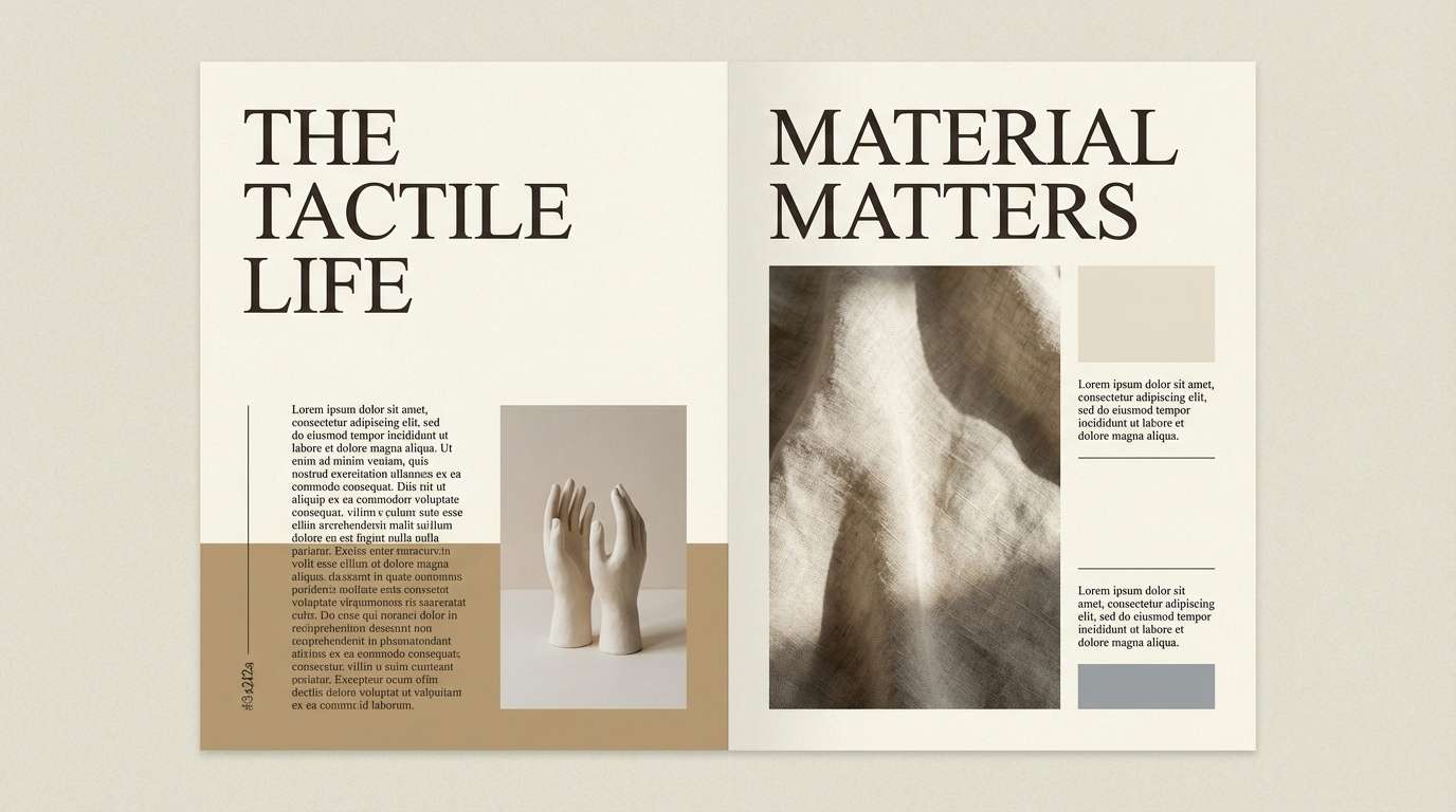 neutral menswear editorial spread