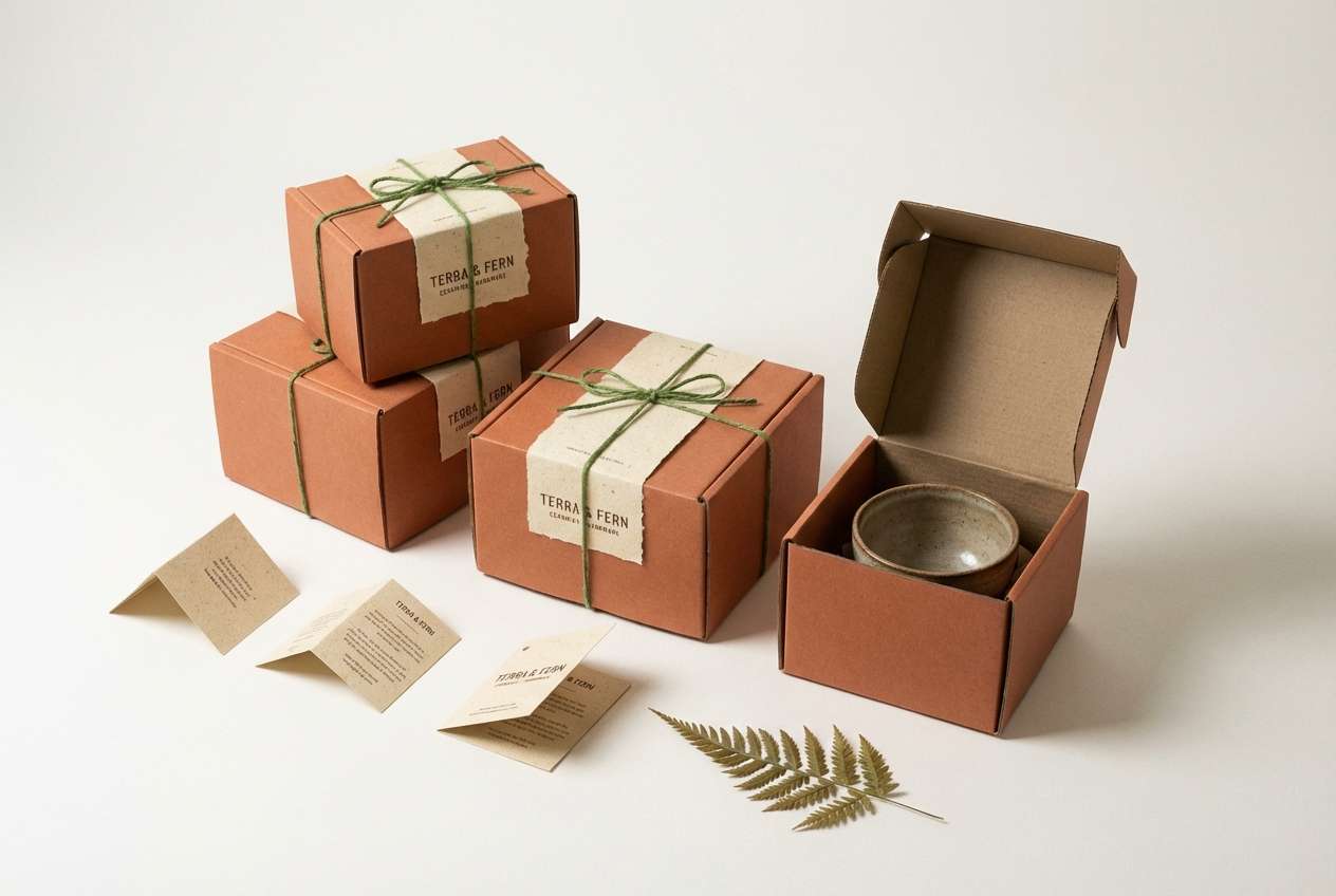 artisan packaging studio shot