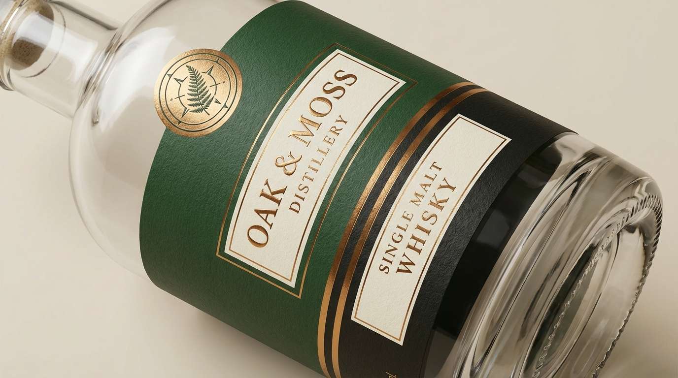 premium label mockup