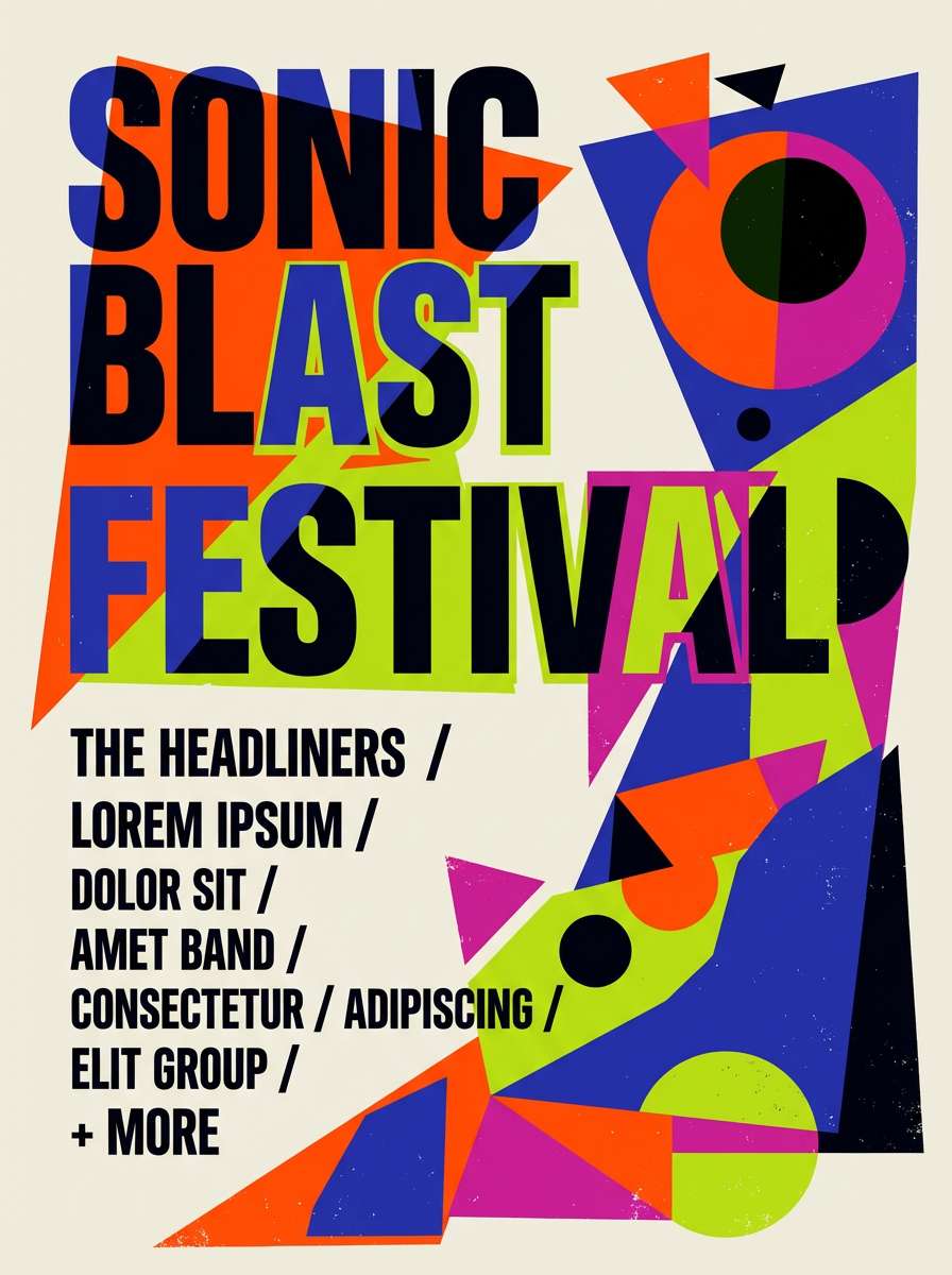 festival flyer design