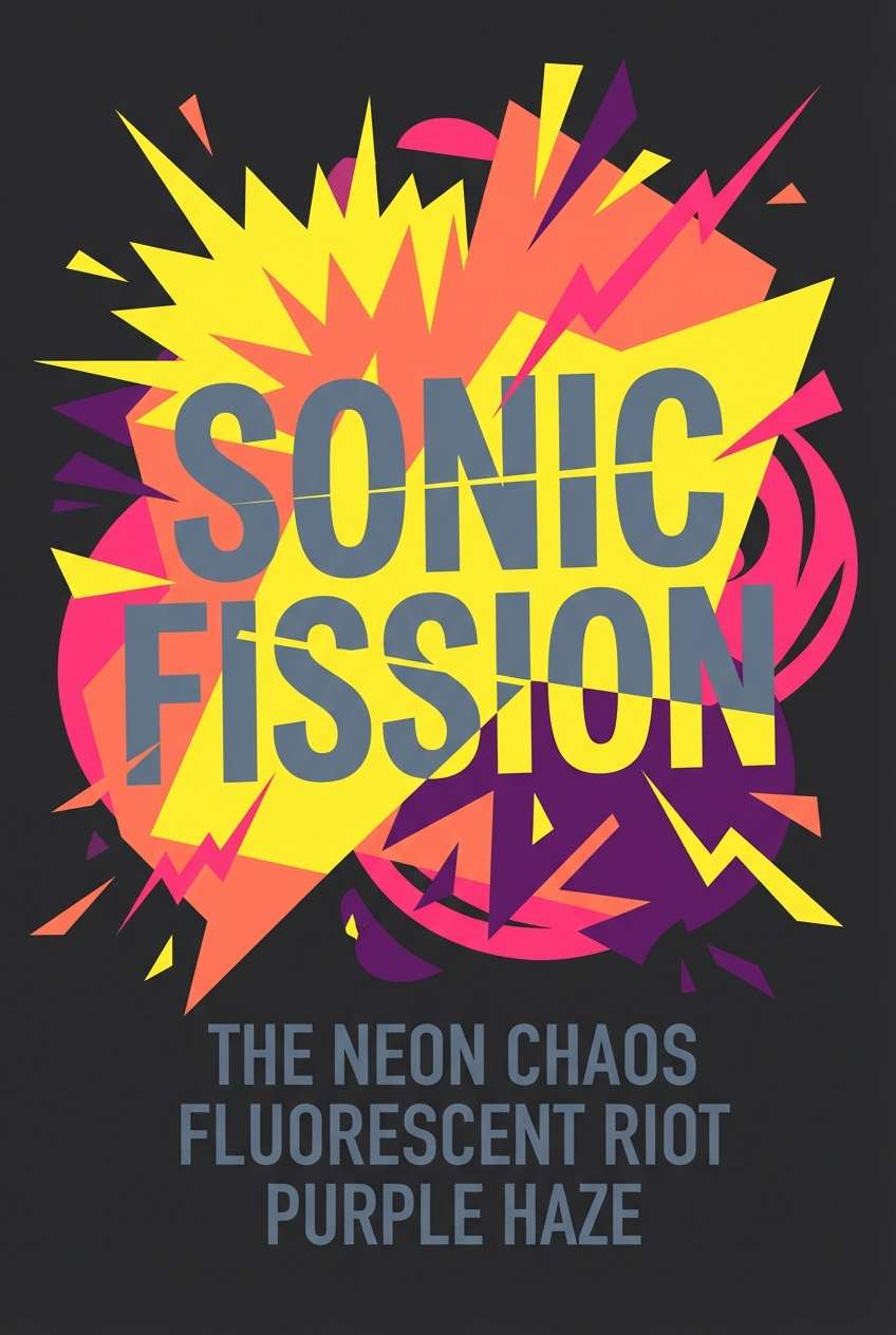 concert poster in citrus brights