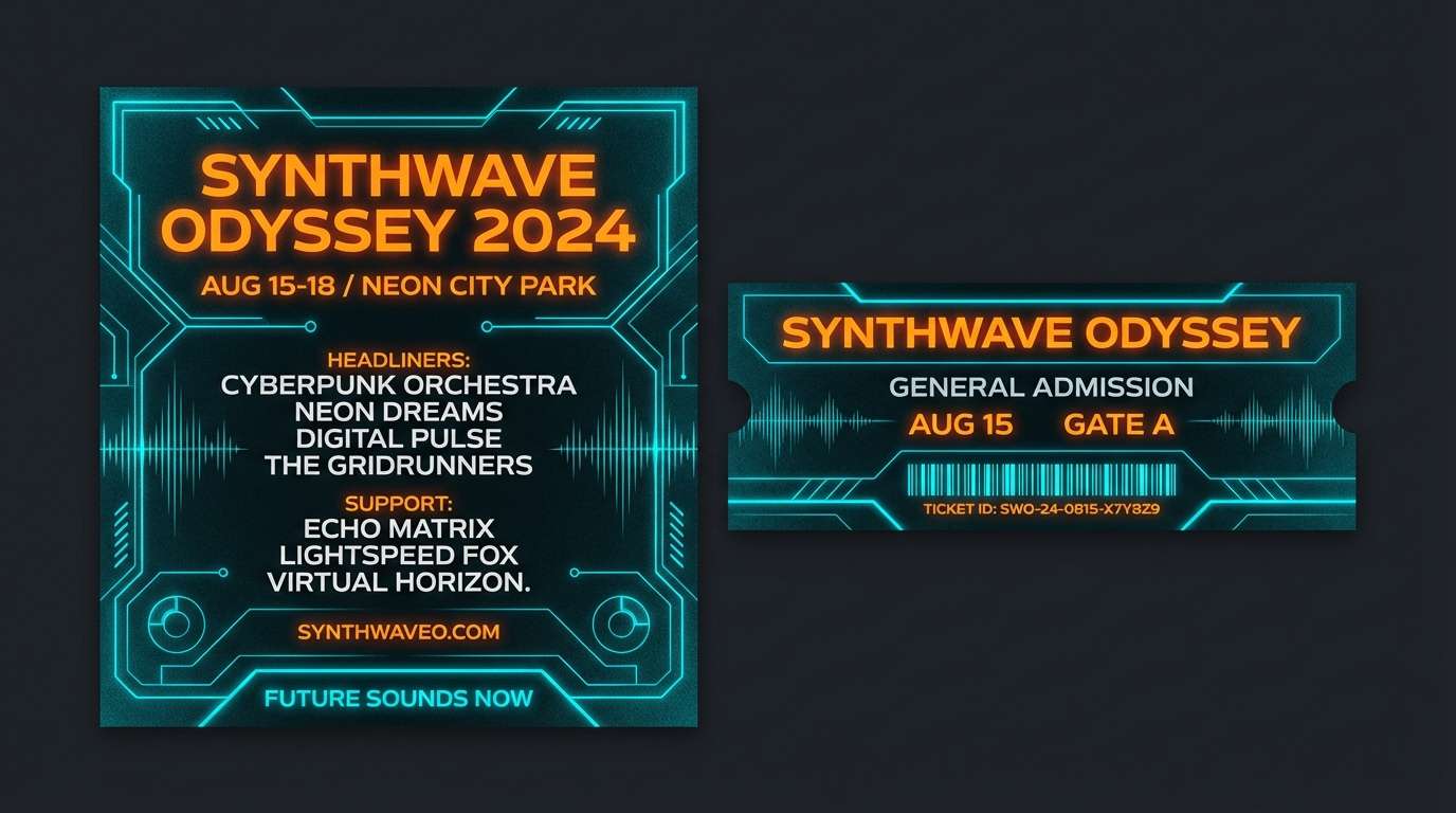 festival ticket promo