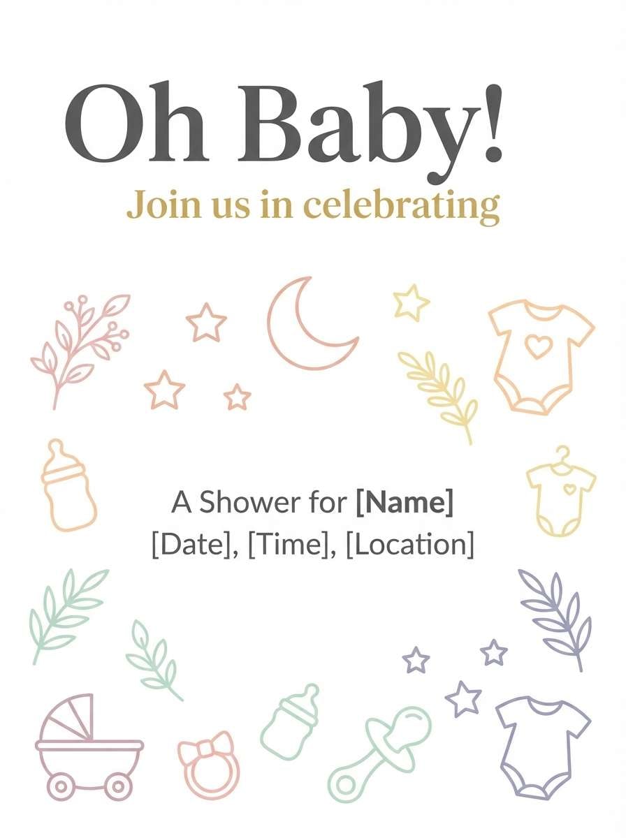 baby shower invitation