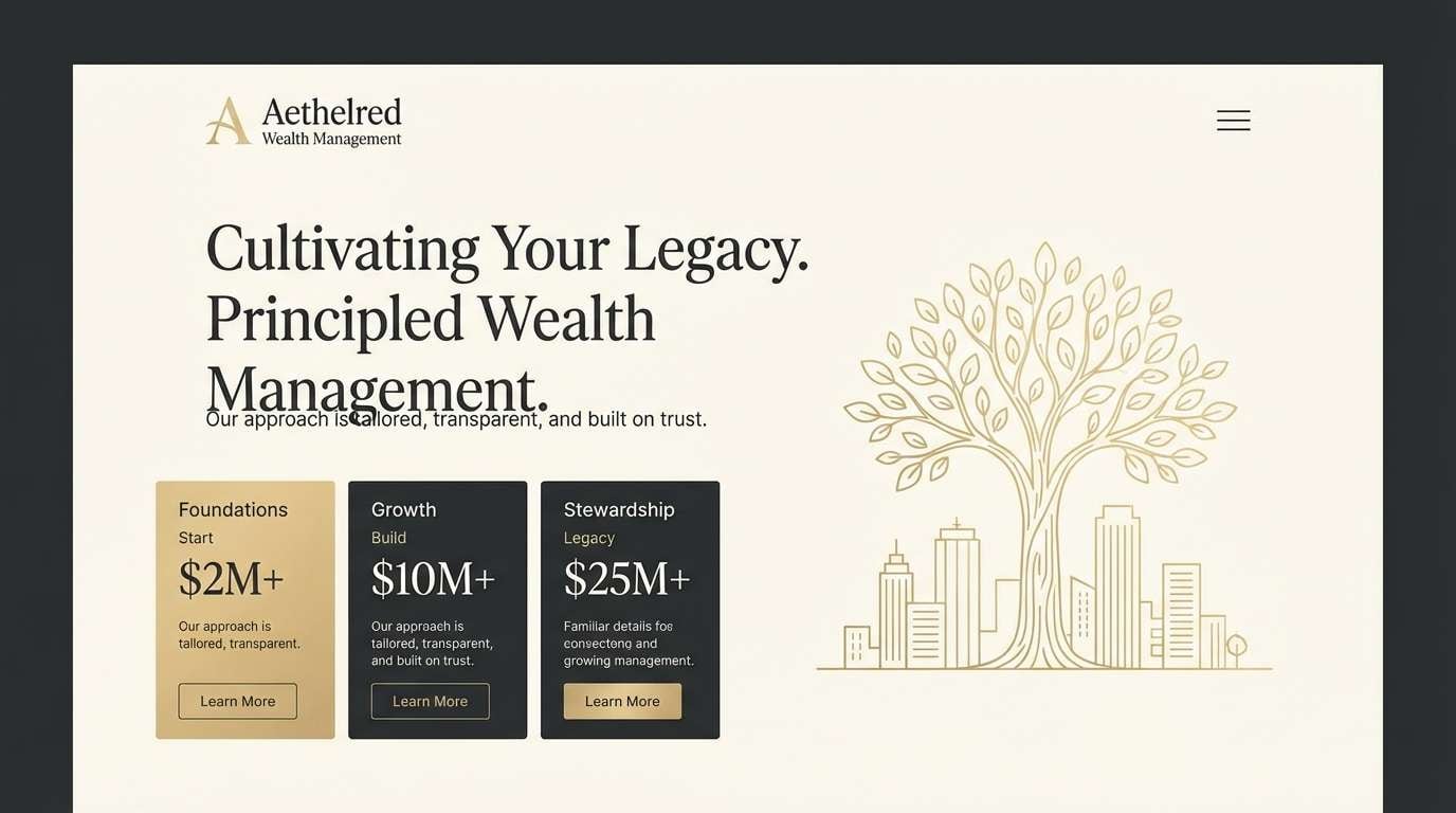 champagne wealth landing hero