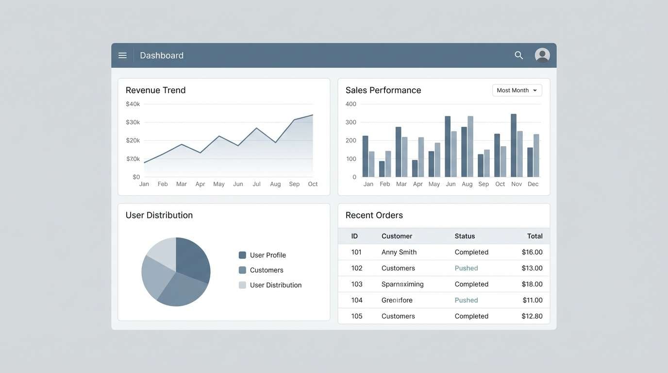 teal blue fintech dashboard ui mockup