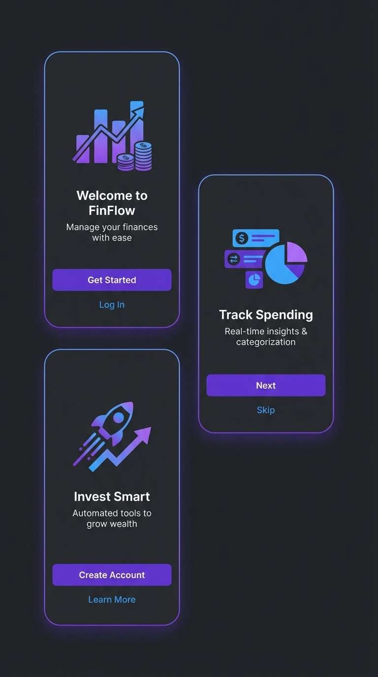 fintech onboarding ui